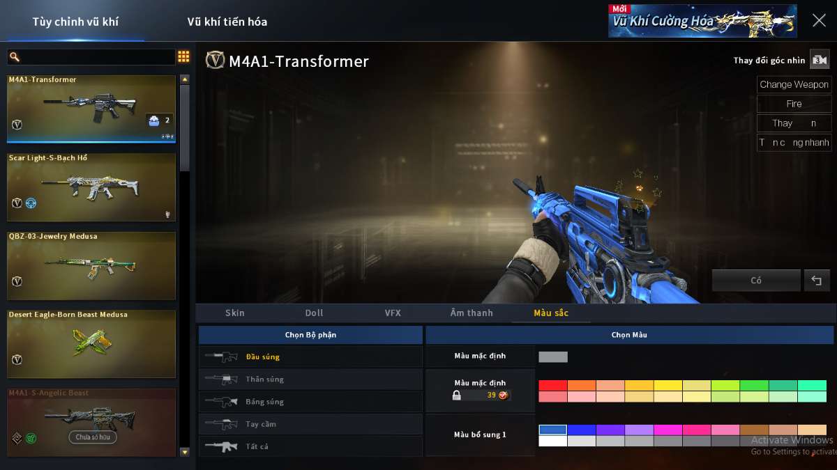 shop acc cf uy tin gia re